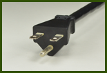United States NEMA 6-15 Straight Blade Power Cord
